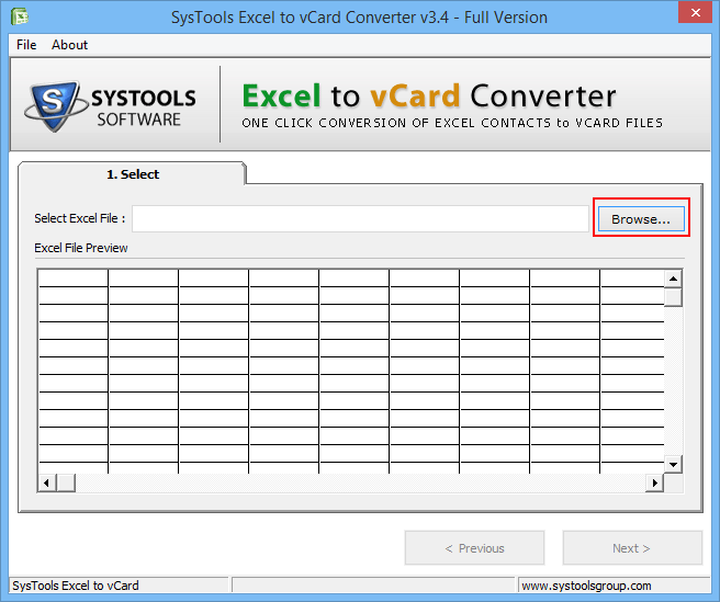 convert excel to vcard online